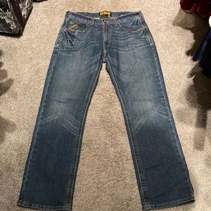 Ariat Men Slim Straight Jeans 34/34